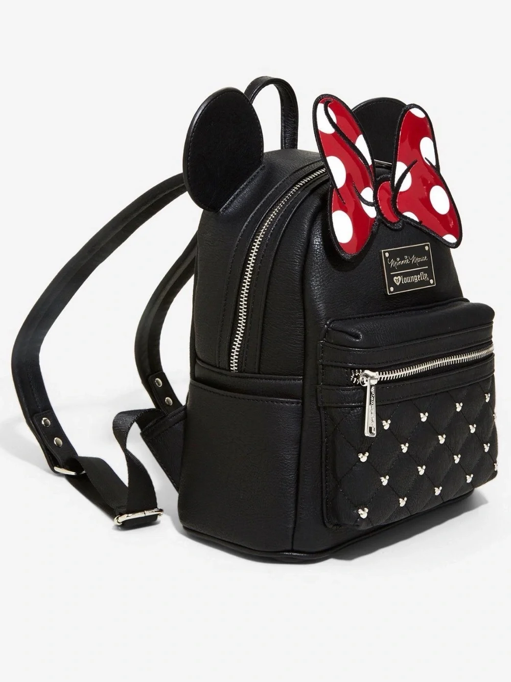 New Loungefly Disney Minnie Mouse Bow Ears Mini Backpack